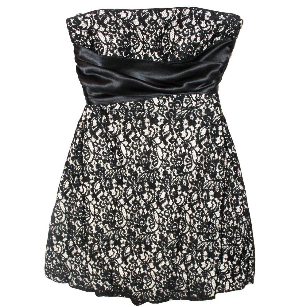 White House Black Market Lace Cocktail Dress Black